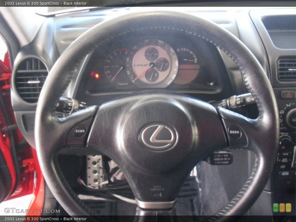 Black Interior Steering Wheel for the 2003 Lexus IS 300 SportCross #62934531