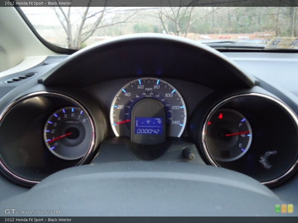 Black Interior Gauges for the 2012 Honda Fit Sport #62935665