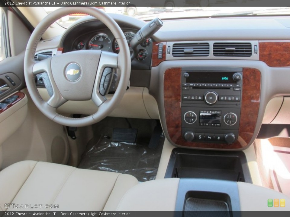 Dark Cashmere/Light Cashmere Interior Dashboard for the 2012 Chevrolet Avalanche LT #62942200