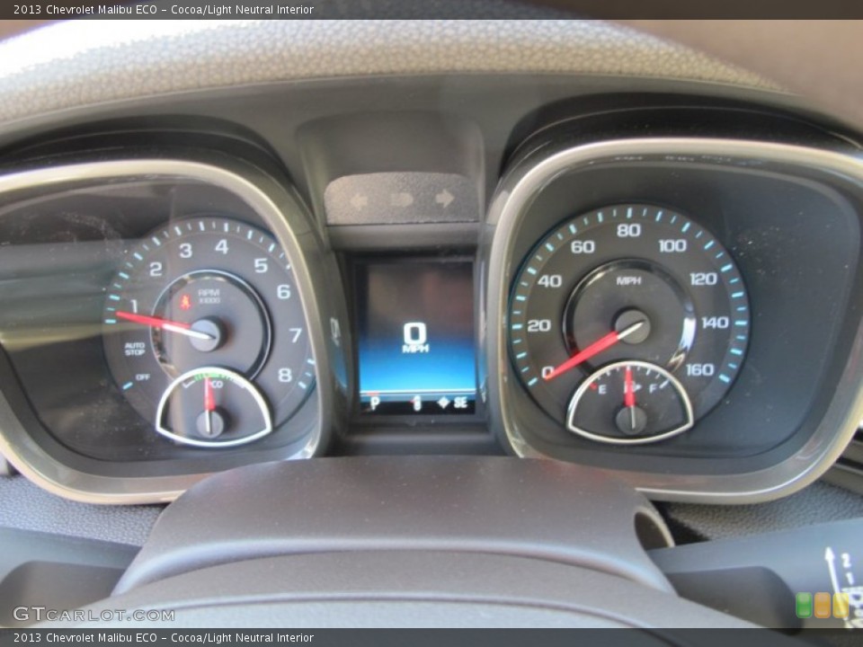 Cocoa/Light Neutral Interior Gauges for the 2013 Chevrolet Malibu ECO #62942579
