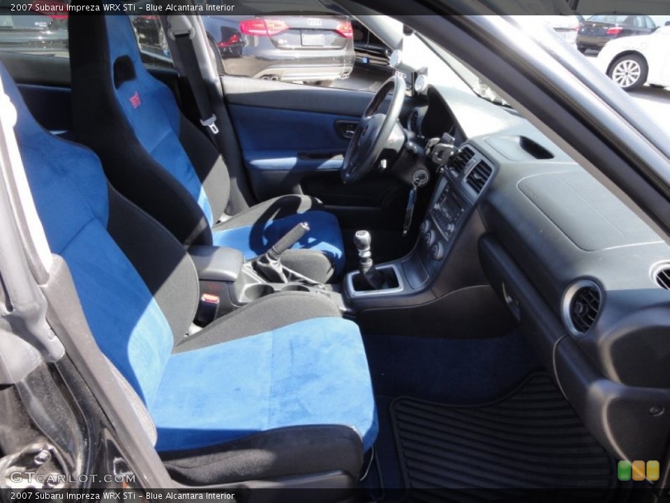 Blue Alcantara Interior Photo for the 2007 Subaru Impreza WRX STi #62942798