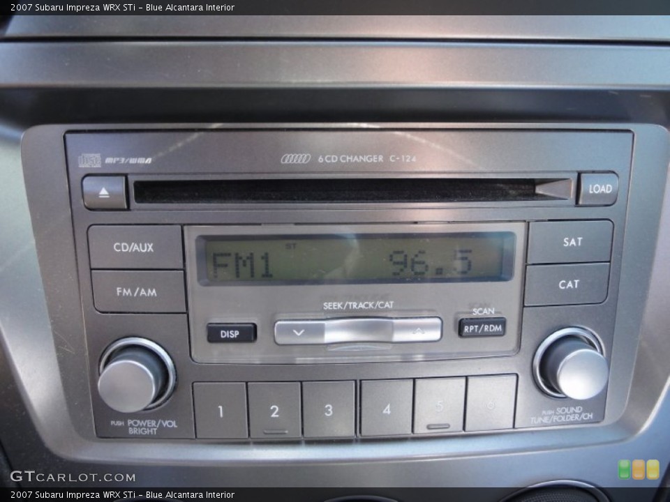 Blue Alcantara Interior Audio System for the 2007 Subaru Impreza WRX STi #62943008