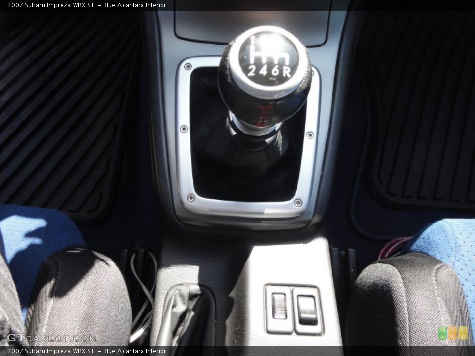 Blue Alcantara Interior Transmission for the 2007 Subaru Impreza WRX STi #62943026