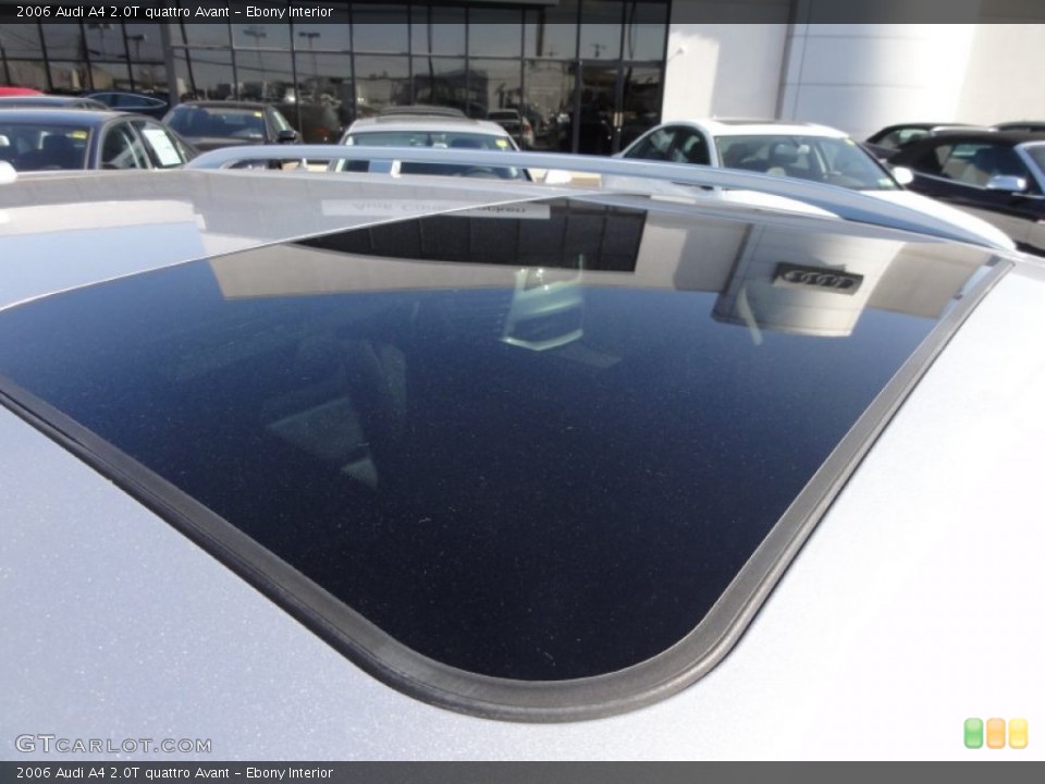 Ebony Interior Sunroof for the 2006 Audi A4 2.0T quattro Avant #62945415