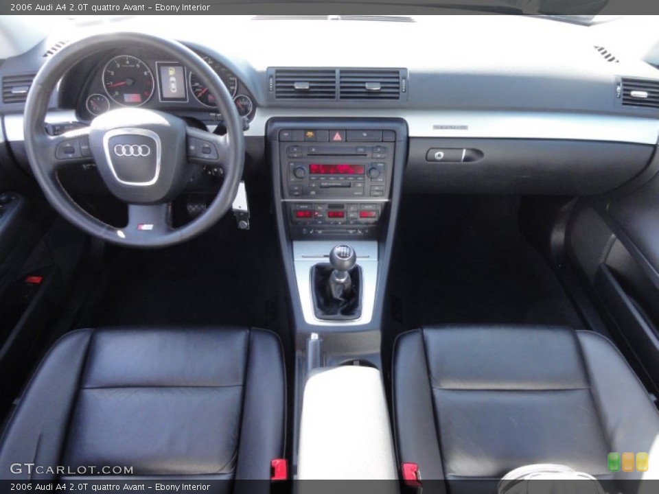 Ebony Interior Dashboard for the 2006 Audi A4 2.0T quattro Avant #62945463