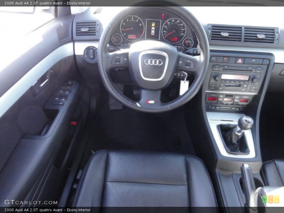 Ebony Interior Dashboard for the 2006 Audi A4 2.0T quattro Avant #62945473