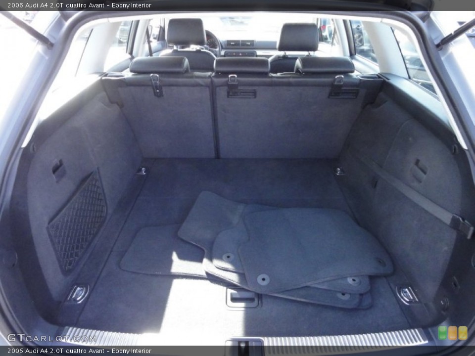 Ebony Interior Trunk for the 2006 Audi A4 2.0T quattro Avant #62945484