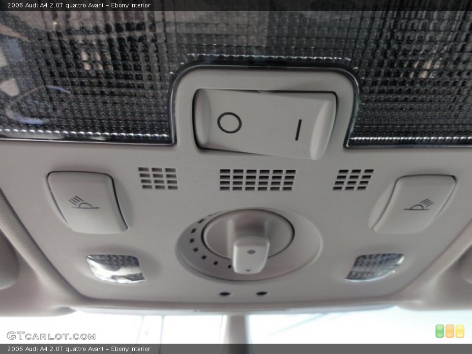 Ebony Interior Controls for the 2006 Audi A4 2.0T quattro Avant #62945586