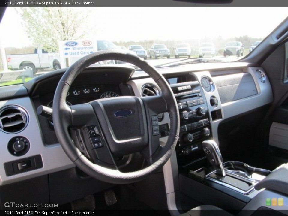 Black Interior Dashboard for the 2011 Ford F150 FX4 SuperCab 4x4 #62946421