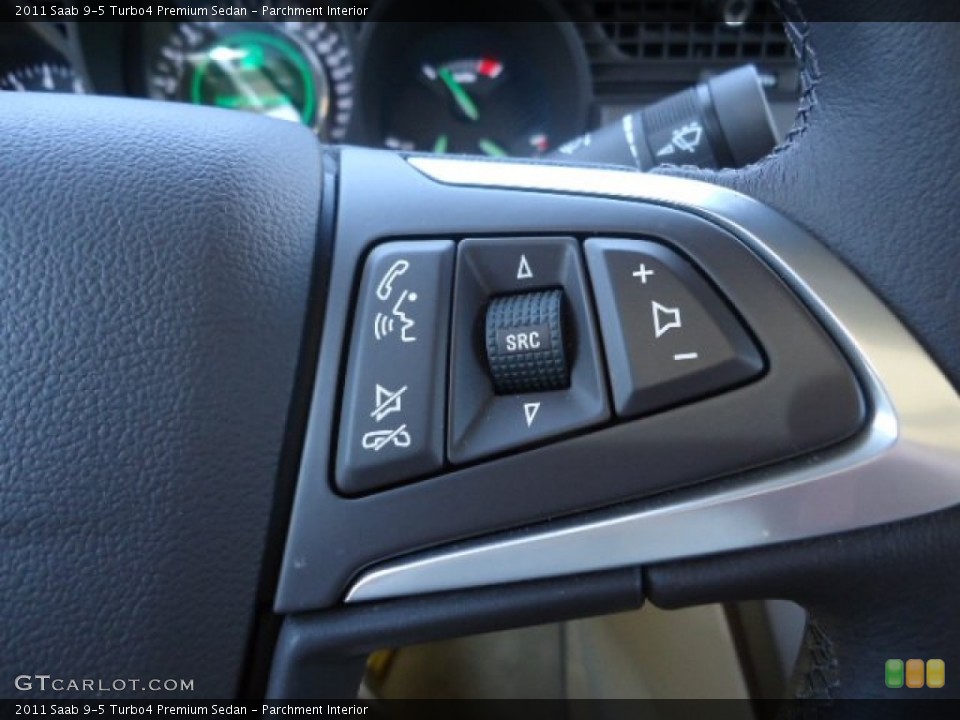 Parchment Interior Controls for the 2011 Saab 9-5 Turbo4 Premium Sedan #62947601