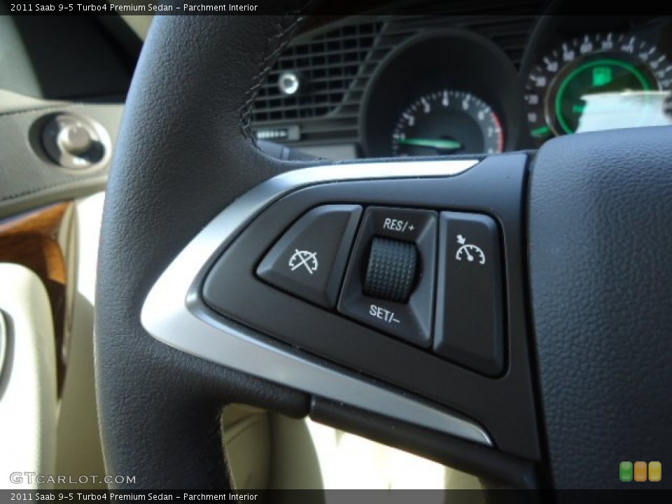 Parchment Interior Controls for the 2011 Saab 9-5 Turbo4 Premium Sedan #62947609