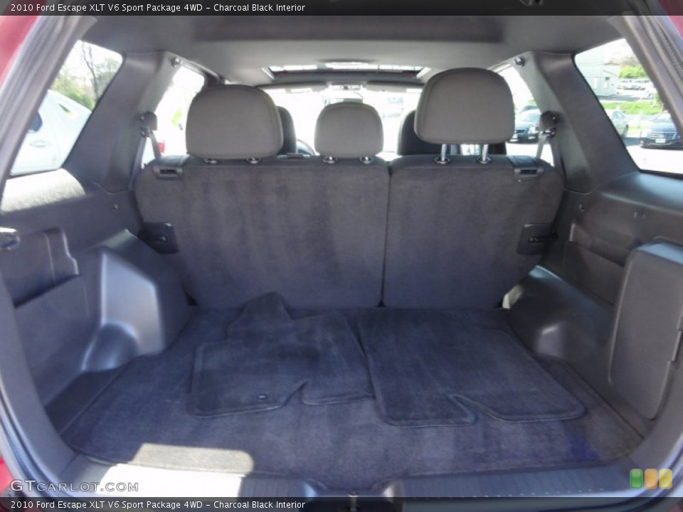 Charcoal Black Interior Trunk for the 2010 Ford Escape XLT V6 Sport Package 4WD #62949891