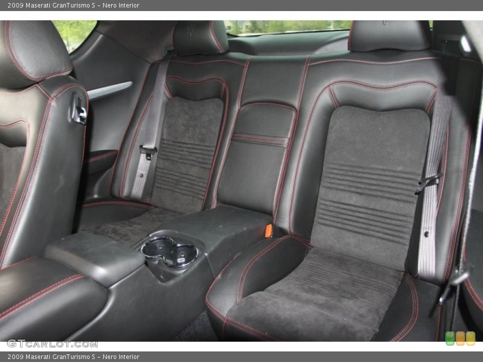 Nero Interior Rear Seat for the 2009 Maserati GranTurismo S #62952835