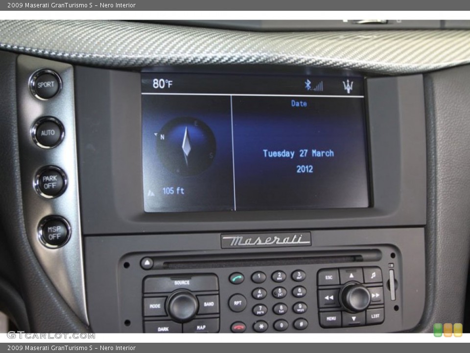 Nero Interior Controls for the 2009 Maserati GranTurismo S #62953008