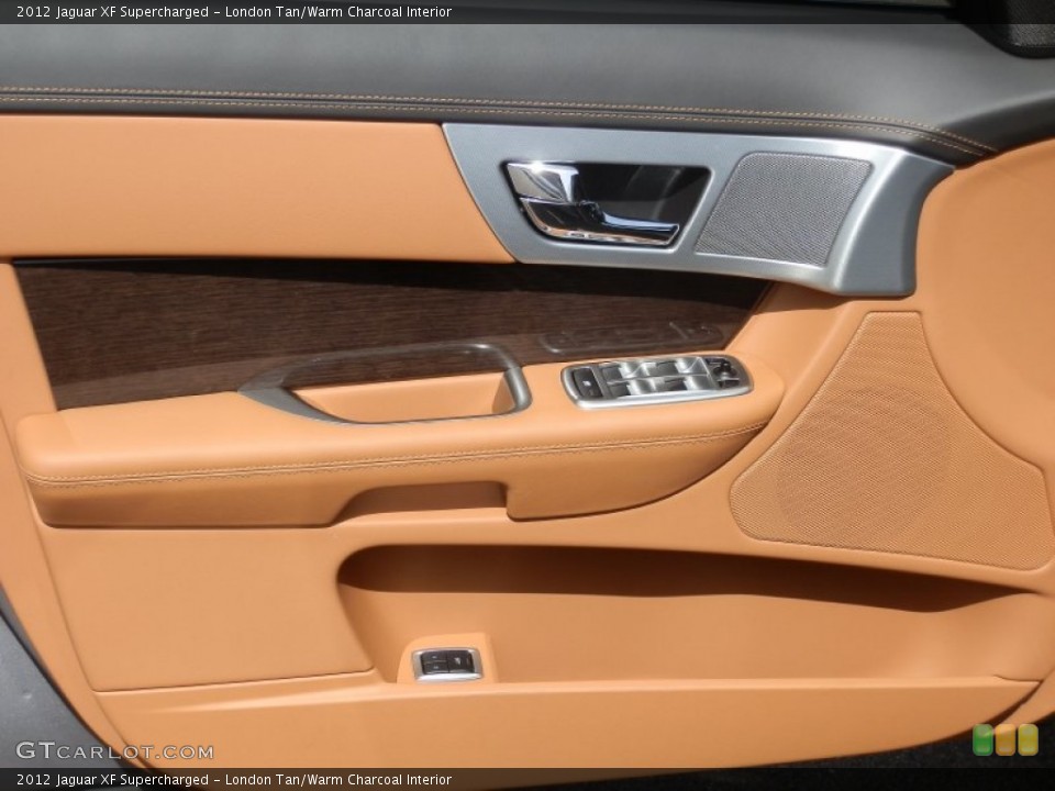 London Tan/Warm Charcoal Interior Door Panel for the 2012 Jaguar XF Supercharged #62953170