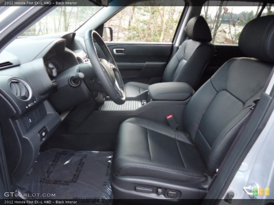 Black Interior Front Seat for the 2012 Honda Pilot EX-L 4WD #62955083