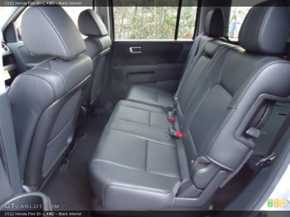 Black Interior Rear Seat for the 2012 Honda Pilot EX-L 4WD #62955093