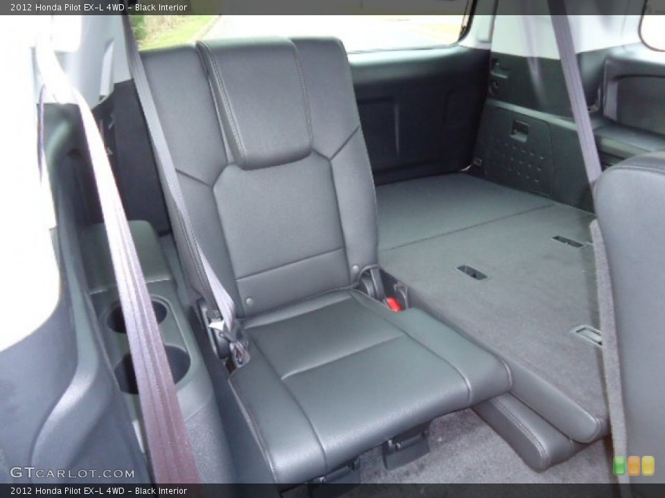Black Interior Rear Seat for the 2012 Honda Pilot EX-L 4WD #62955126
