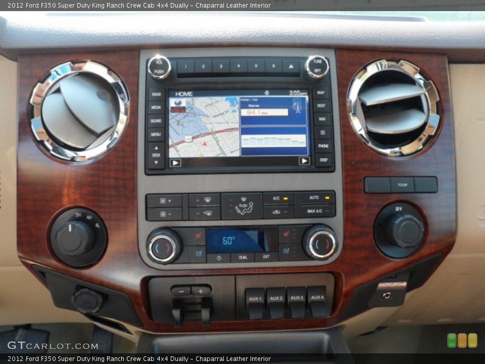 Chaparral Leather Interior Controls for the 2012 Ford F350 Super Duty King Ranch Crew Cab 4x4 Dually #62955329