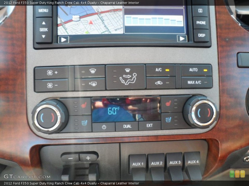 Chaparral Leather Interior Controls for the 2012 Ford F350 Super Duty King Ranch Crew Cab 4x4 Dually #62955344