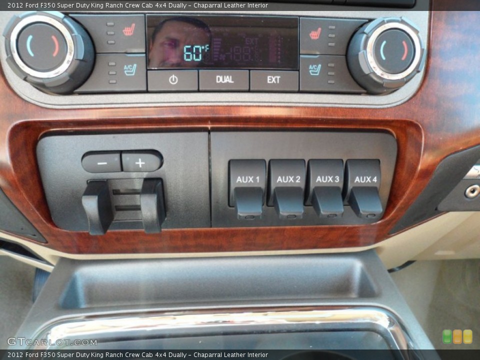 Chaparral Leather Interior Controls for the 2012 Ford F350 Super Duty King Ranch Crew Cab 4x4 Dually #62955356