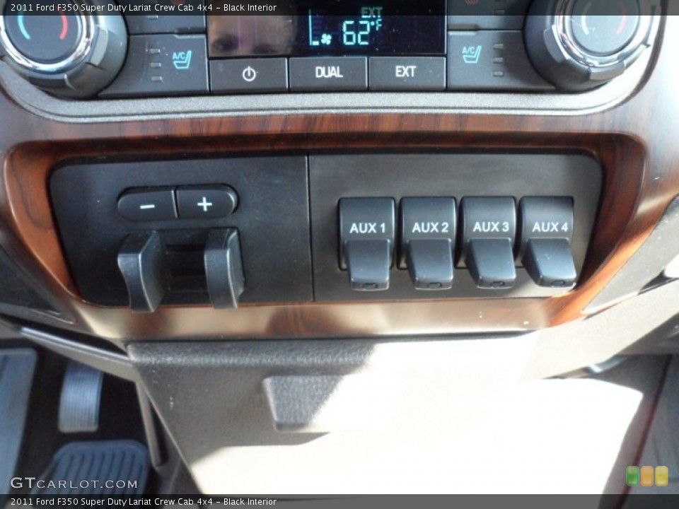 Black Interior Controls for the 2011 Ford F350 Super Duty Lariat Crew Cab 4x4 #62959342