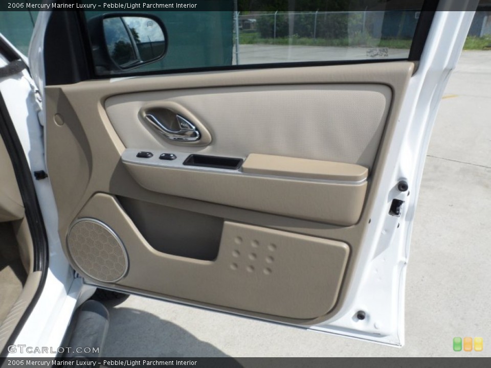Pebble/Light Parchment Interior Door Panel for the 2006 Mercury Mariner Luxury #62960335