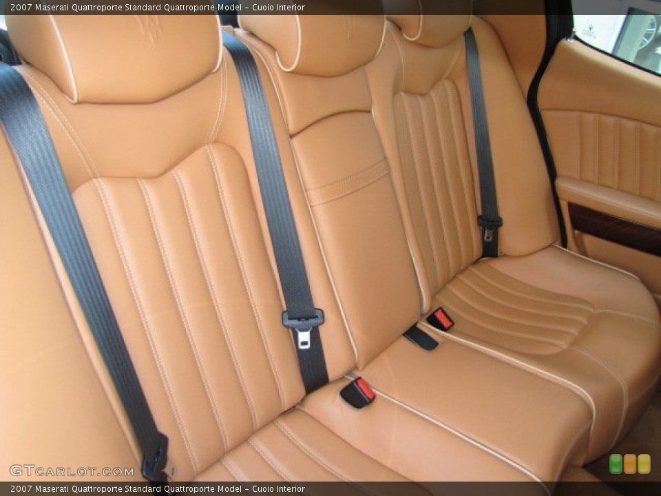 Cuoio Interior Rear Seat for the 2007 Maserati Quattroporte  #62963707