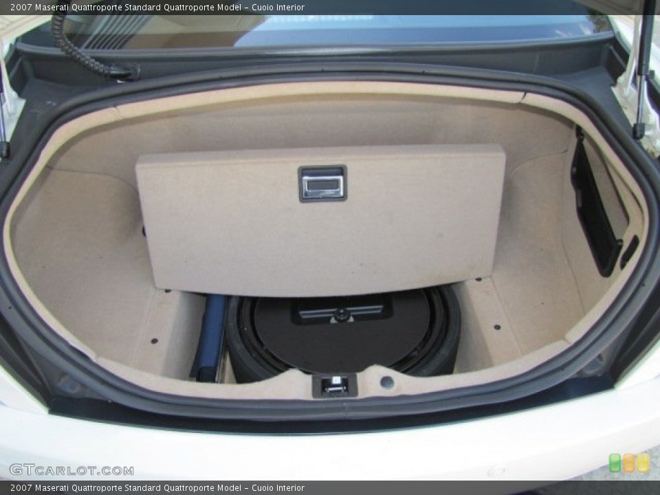 Cuoio Interior Trunk for the 2007 Maserati Quattroporte  #62963713