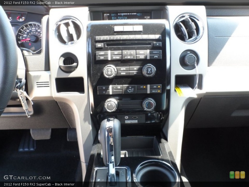 Black Interior Controls for the 2012 Ford F150 FX2 SuperCab #62963785