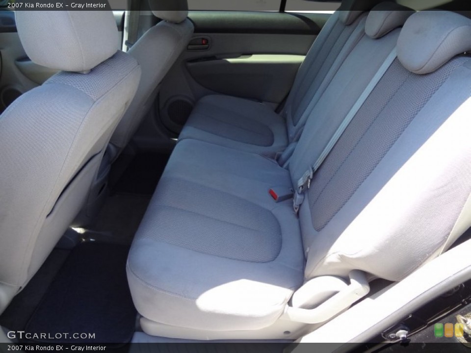 Gray Interior Rear Seat for the 2007 Kia Rondo EX #62966408