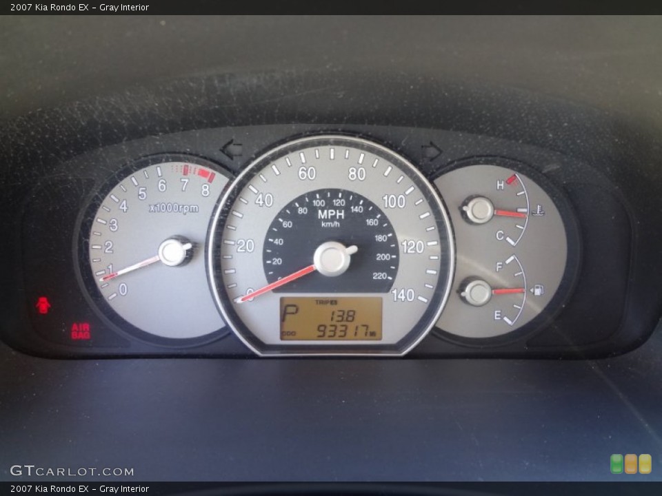 Gray Interior Gauges for the 2007 Kia Rondo EX #62966510