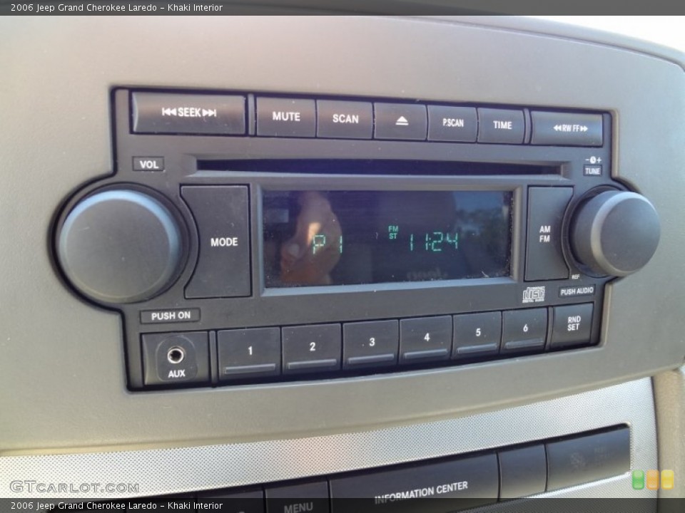 Khaki Interior Audio System for the 2006 Jeep Grand Cherokee Laredo #62966672