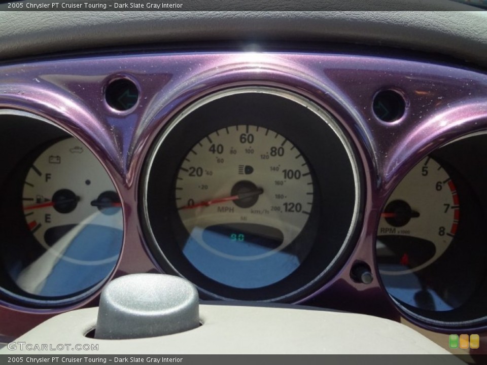 Dark Slate Gray Interior Gauges for the 2005 Chrysler PT Cruiser Touring #62966825