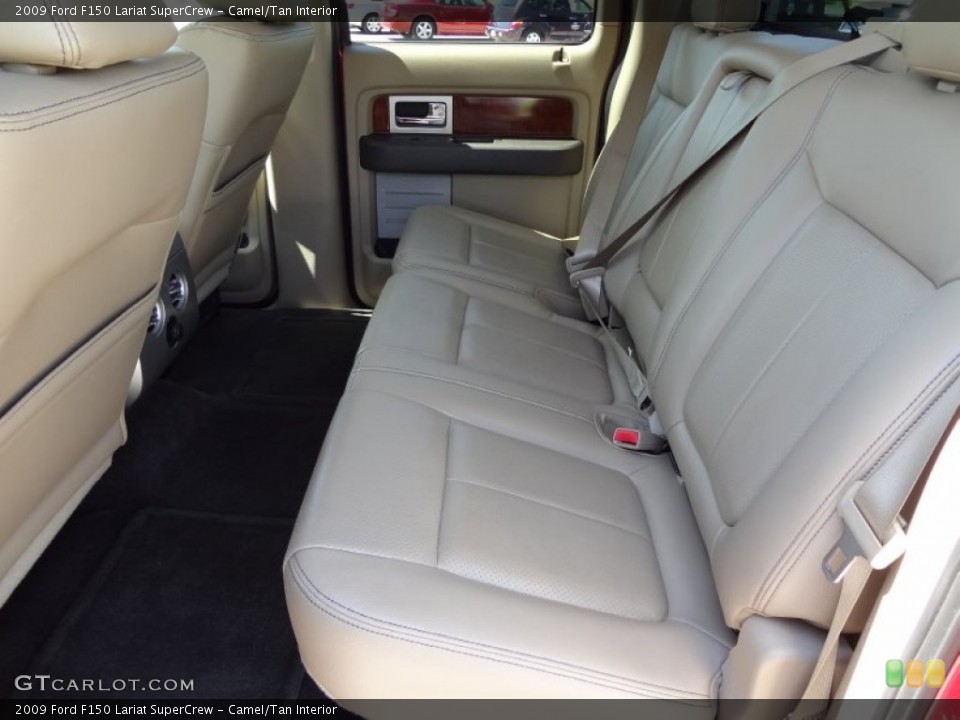 Camel/Tan Interior Rear Seat for the 2009 Ford F150 Lariat SuperCrew #62967329