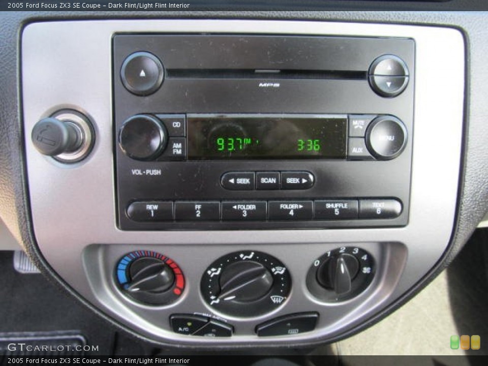 Dark Flint/Light Flint Interior Controls for the 2005 Ford Focus ZX3 SE Coupe #62968128