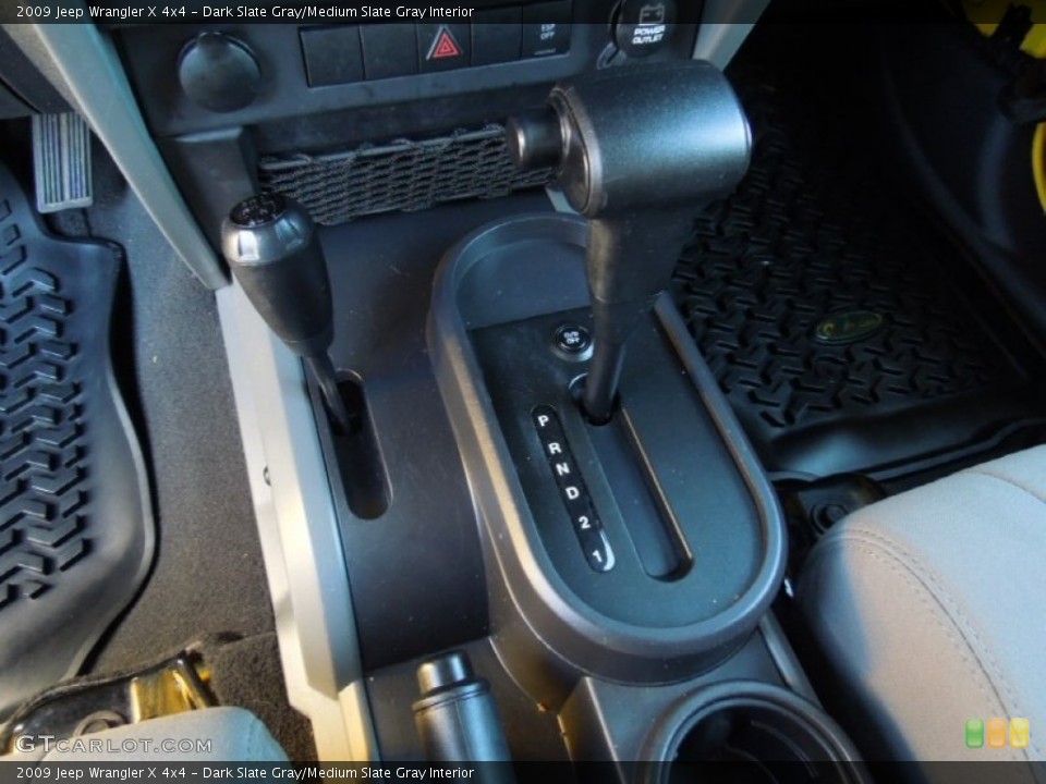 Dark Slate Gray/Medium Slate Gray Interior Transmission for the 2009 Jeep Wrangler X 4x4 #62973861