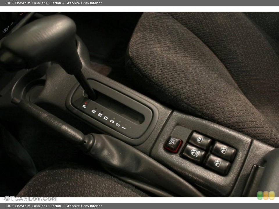 Graphite Gray Interior Transmission for the 2003 Chevrolet Cavalier LS Sedan #62974604