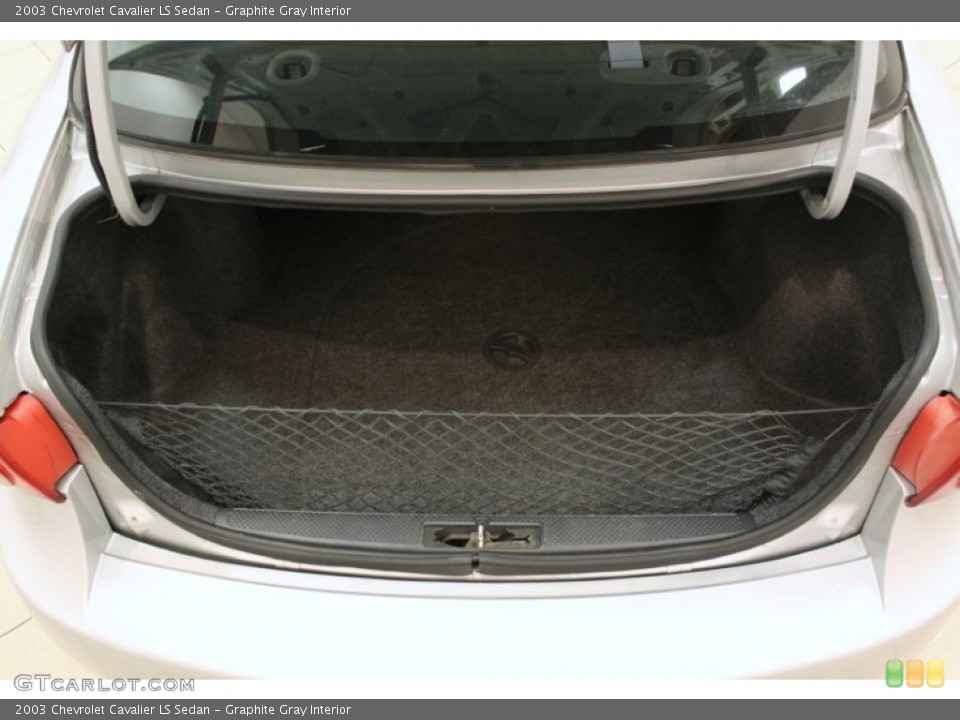 Graphite Gray Interior Trunk for the 2003 Chevrolet Cavalier LS Sedan #62974619