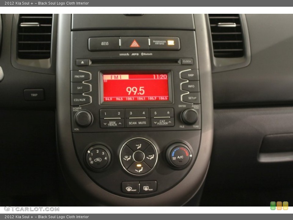 Black Soul Logo Cloth Interior Controls for the 2012 Kia Soul + #62975189
