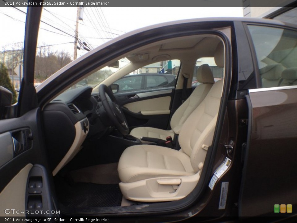 Cornsilk Beige Interior Photo for the 2011 Volkswagen Jetta SEL Sedan #62977793