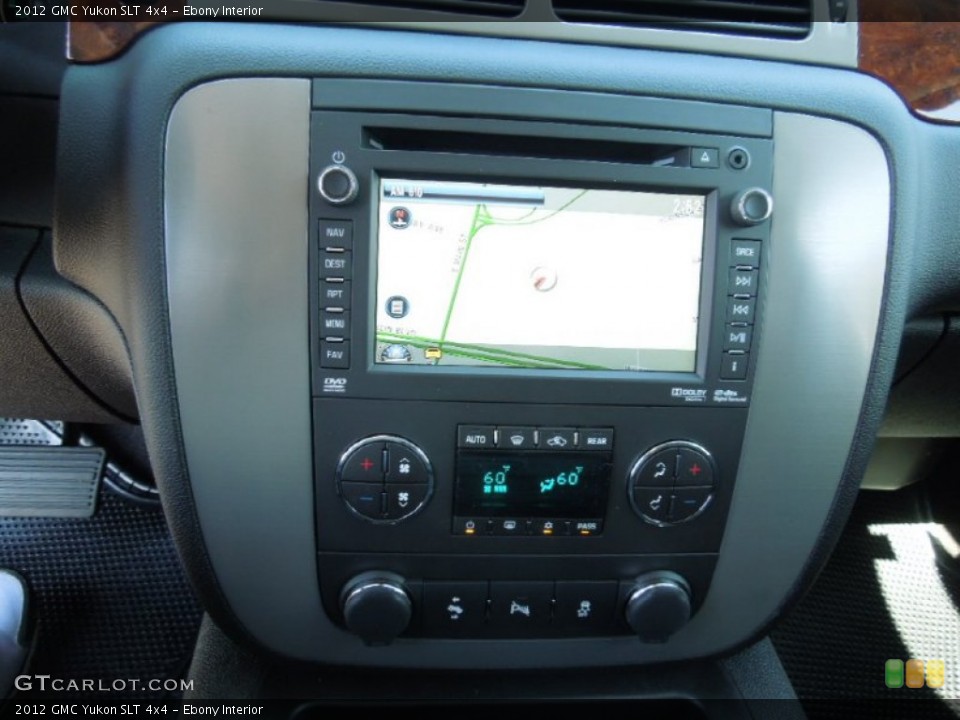 Ebony Interior Navigation for the 2012 GMC Yukon SLT 4x4 #62978926