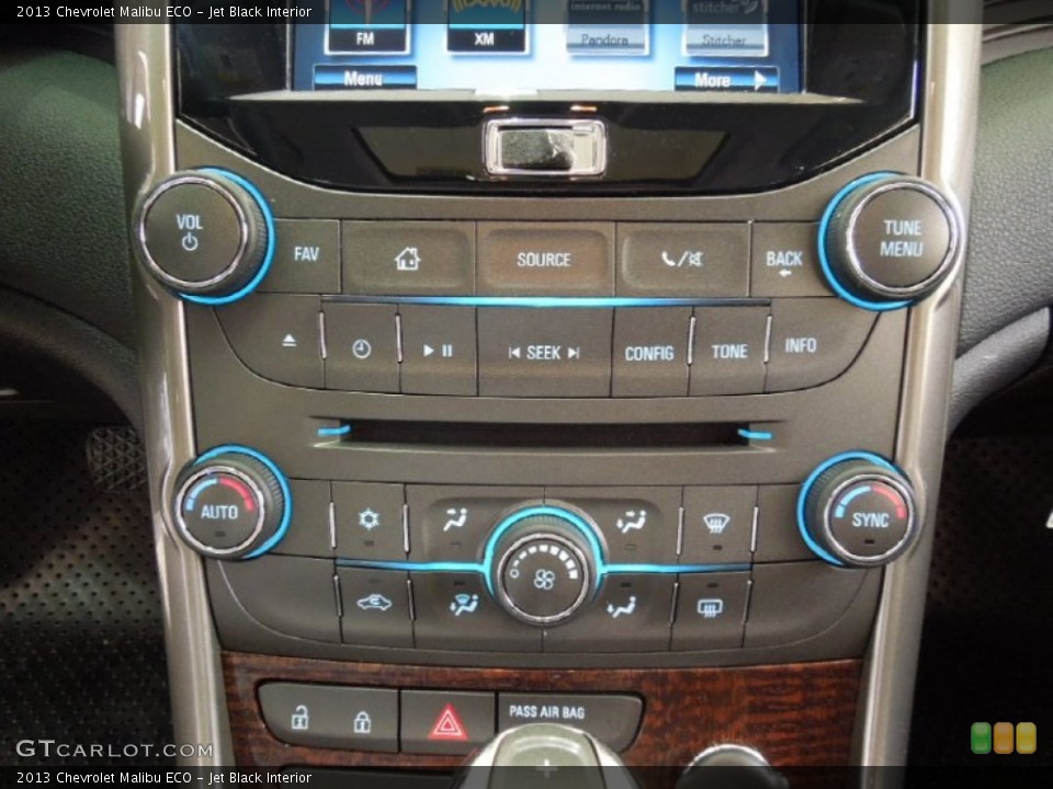 Jet Black Interior Controls for the 2013 Chevrolet Malibu ECO #62979922