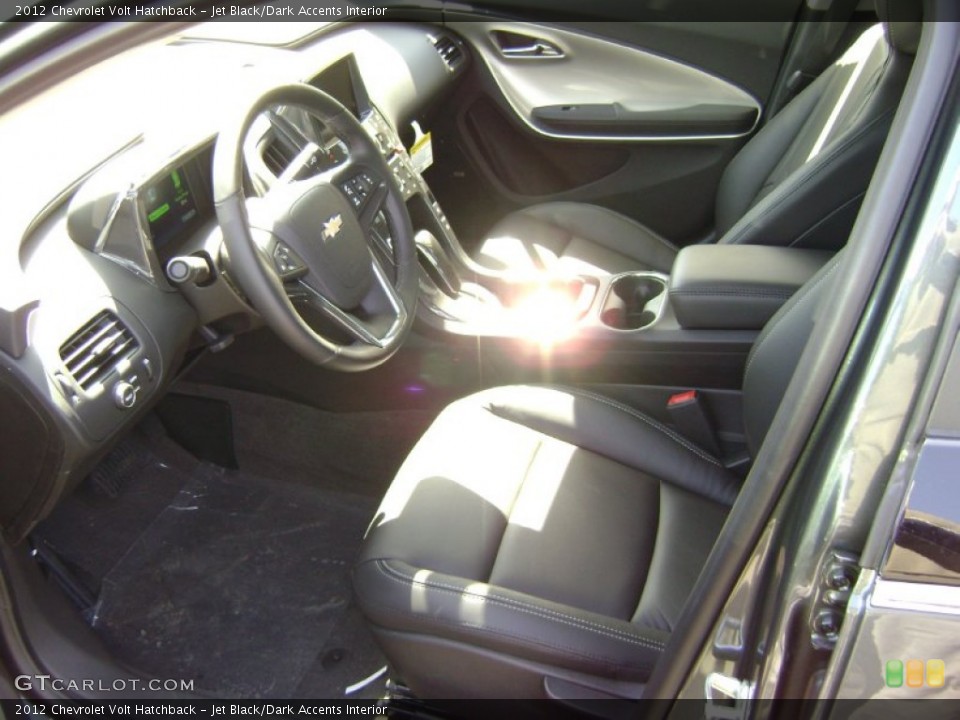 Jet Black/Dark Accents Interior Front Seat for the 2012 Chevrolet Volt Hatchback #62981078