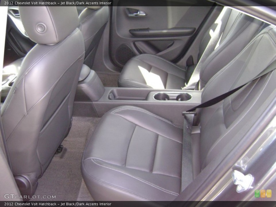 Jet Black/Dark Accents Interior Rear Seat for the 2012 Chevrolet Volt Hatchback #62981093