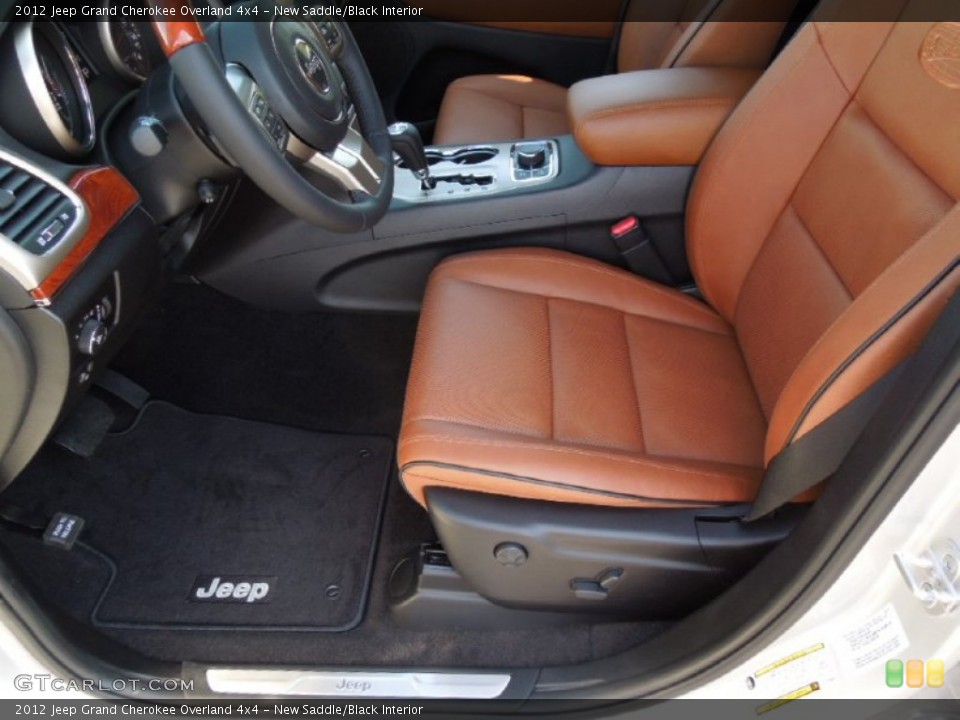 New Saddle/Black Interior Photo for the 2012 Jeep Grand Cherokee Overland 4x4 #62981231