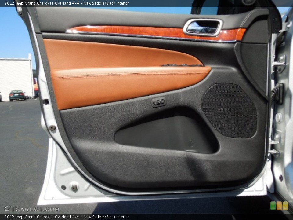New Saddle/Black Interior Door Panel for the 2012 Jeep Grand Cherokee Overland 4x4 #62981261