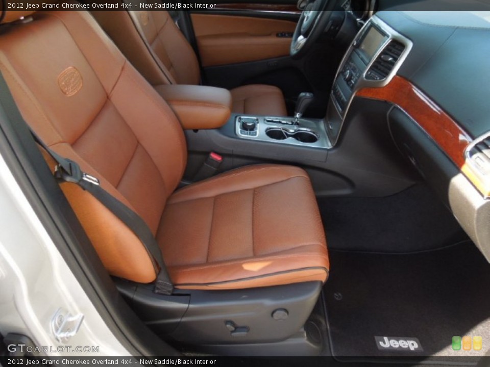 New Saddle/Black Interior Front Seat for the 2012 Jeep Grand Cherokee Overland 4x4 #62981375