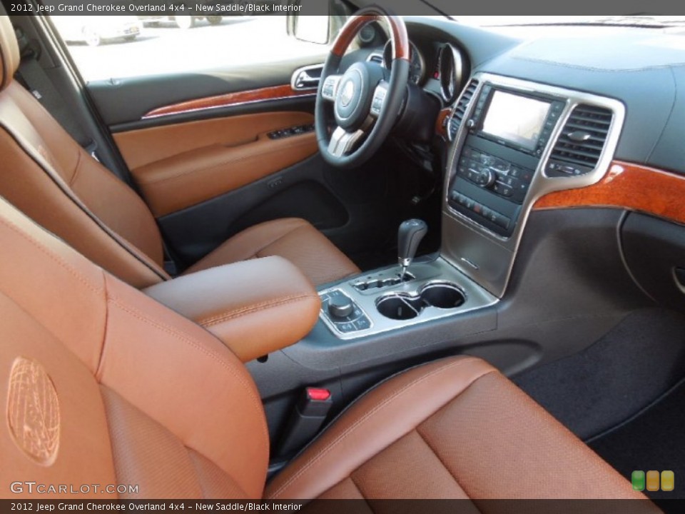 New Saddle/Black Interior Photo for the 2012 Jeep Grand Cherokee Overland 4x4 #62981384