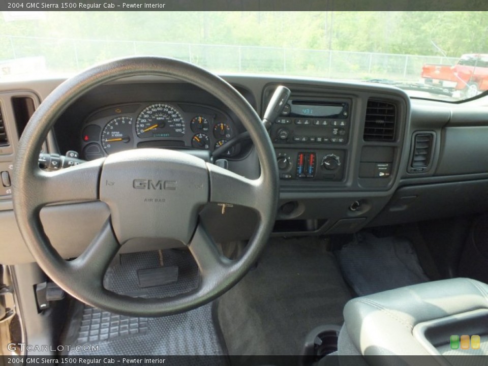 Pewter Interior Dashboard for the 2004 GMC Sierra 1500 Regular Cab #62981654